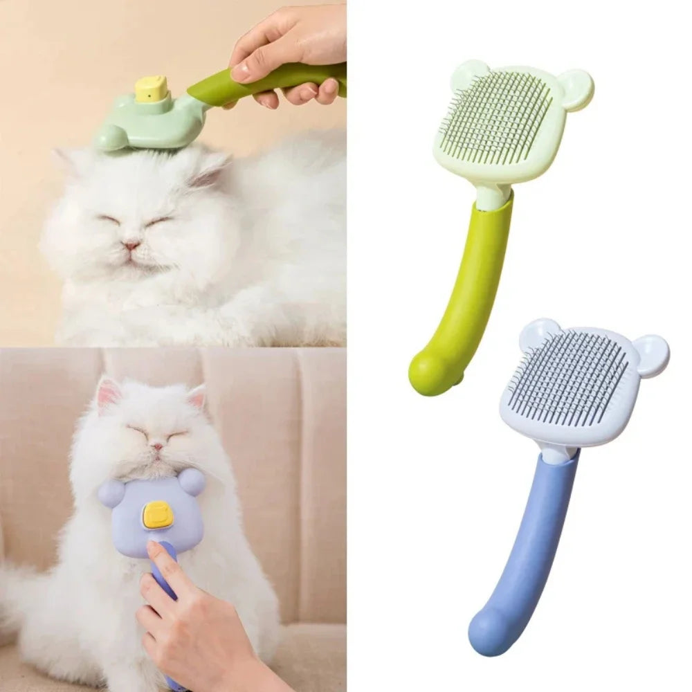 Escova Pente Massageadora Removedora de Pelos Gato e Cachorro - É Disso